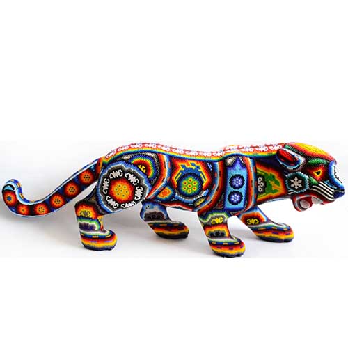 Jaguar - Huichol art